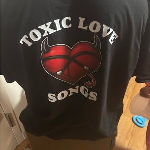 Black 'Toxic Love Songs' Graphic T-Shirt